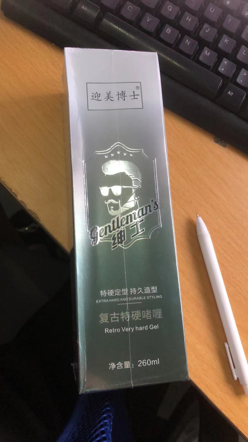 One-Style Cool Gel Hairspray for Men, Moisturizing and Styling Hair Oil, Hair Styling Gel Comb